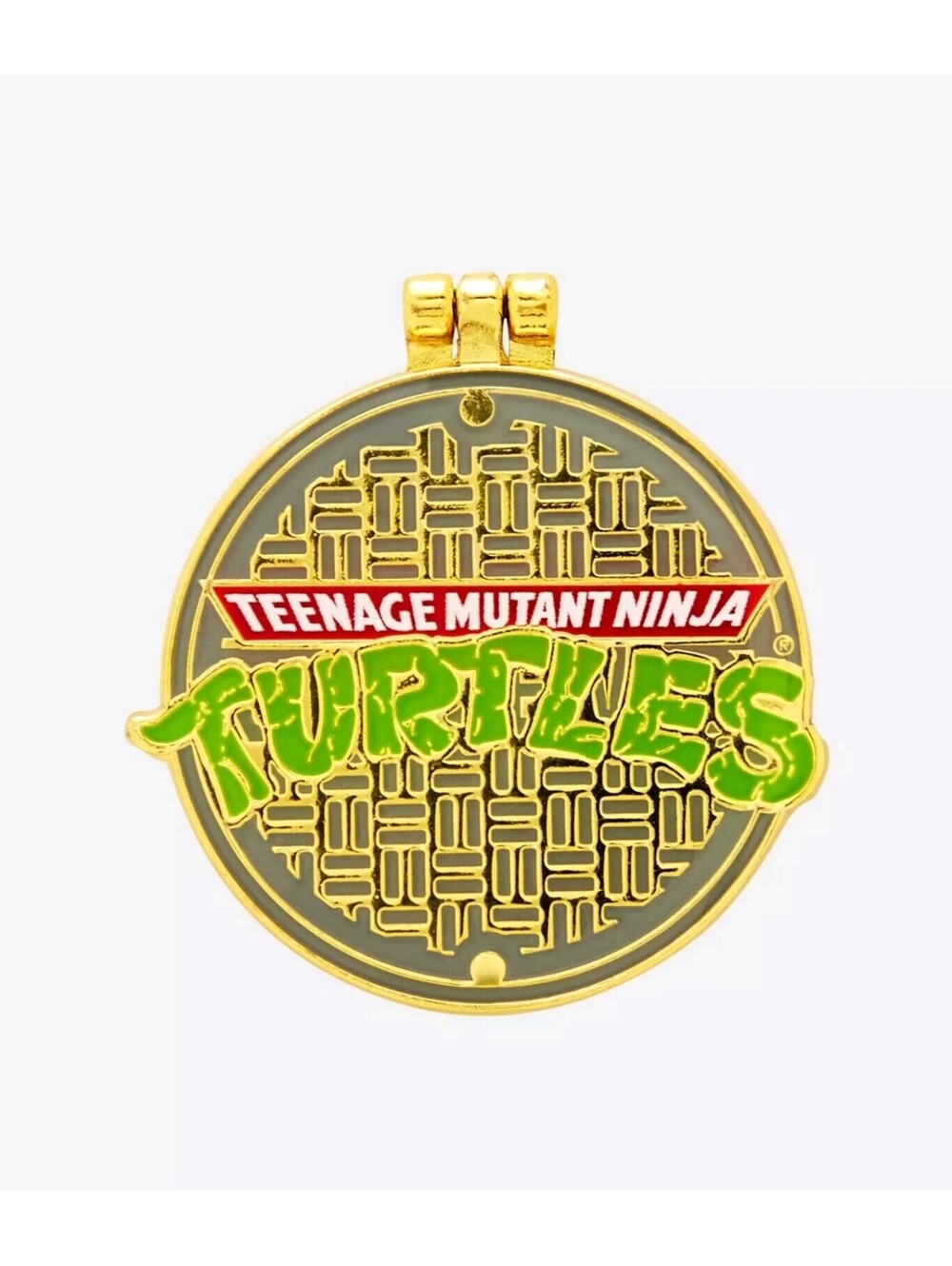 Loungefly Teenage Mutant Ninja Turtles Manhole Hinged Enamel Pin